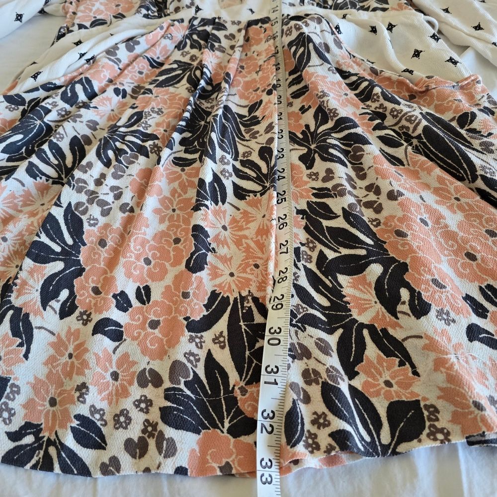 Free People White and Pink Floral Mini Dress - Picture 15 of 15